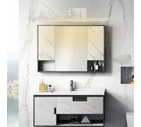 NHPJFDC Aplique de pared LED plegable y giratorio Para Espejo de baño: apliques de pared Impermeables Ajustables Para tocadores y salas de Estar modernos, diseño retráctil Para Un ángulo óptimo.