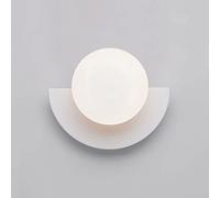 NHPJFDC Applique Murale Nordique en Forme de Globe en Verre, Lampe Murale géométrique, luminaire de Chevet pour Chambre à Coucher, décoration de Salon, Appliques murales d'intérieur pour Salon