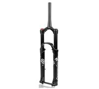 NHPJFDC Fourche à Suspension pneumatique Boost pour VTT 27,5"/29", débattement de 140 mm, axe traversant Conique 15 x 110 mm, réglage du Rebond, Frein à Disque, Fourche Avant