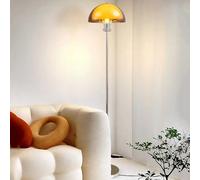 NHPJFDC Lampadaire rétro Champignon avec Deux Abat-Jours en Verre, Lampe sur Pied avec Commande à pédale, Lampe Haute pour Salon, Chambre et Bureau à Domicile, Lampe de Lecture