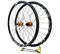 NHPJFDC Paire de Roues de vélo de Route 700C à Frein à Disque et à dégagement Rapide, Jantes en Alliage d'aluminium à Double paroi, Hauteur 30 mm, Roues Avant et arrière pour 8 à 12 Vitesses, 24 h