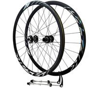 NHPJFDC Paire de Roues de vélo de Route 700C à Frein à Disque et à dégagement Rapide, Jantes en Alliage d'aluminium à Double paroi, Hauteur 30 mm, Roues Avant et arrière pour 8 à 12 Vitesses, 24 h