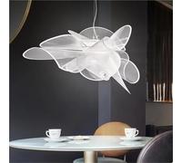 NHPJFDC Suspension LED Blanche pour Salon de Restaurant Italien Moderne, Lampe Suspendue Luxueuse, Style Unique