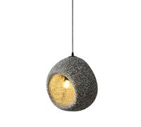 NHPJFDC Suspension Moderne pour Table à Manger, Style Wabi Sabi Japonais, avec Douille E27, Lampe Suspendue pour Salle à Manger ou Cuisine au-Dessus d'un îlot (30 cm)