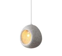 NHPJFDC Suspension Moderne pour Table à Manger, Style Wabi Sabi Japonais, avec Douille E27, Lampe Suspendue pour Salle à Manger ou Cuisine au-Dessus d'un îlot (30 cm)