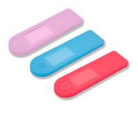 NHPY 3 Pièces Cache compteur electrique, Coque d'affichage du Tableau de Bord pourtrottinette electrique xiao-mi, trotinette xiao-mi, accessoires trottinette electrique (Rouge, Bleu, Rose)