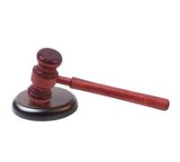 NHPY Ensemble de marteaux de juges en Bois,Marteau Juge,Marteau de Juge et Bloc de résonance en Bois avec Bloc sonore,Marteau d'enchères pour Juge, Avocat, réunion, Vente aux enchères et Cadeaux