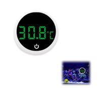 NHQZ 1 Pièce Thermomètre D'Aquarium, 0-60℃ Thermomètre Lcd Numérique D'Aquarium Haute Précision, Avec Boutons Tactiles, Pour Aquarium À Tortues Et Aquarium