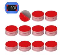 NHQZ 100 pièces de rechange double face autocollant Compatible Avec Needit Park Lite Disque de stationnement électronique, 3M autocollant résistant à la chaleur forte Vhb Pour pare-brise(10 * 10Mm)