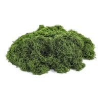 NHQZ 100g Mousse Artificielle Decoration Mousse DIslande pour Bricolage Faux Gazon Extérieur Doux et Réaliste Réutilisable, Mousse florale, pour Compositions Florales, Travaux Manuels,Vert foncé