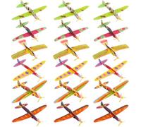 NHQZ 18 Piece Planeurs Polystyrène,Avion Jouet,Planeurs pour Enfants, Voler Planeur Avions Jouets,Jouet d'Extérieur pour Garçons Et Filles,Cadeaux