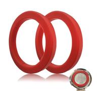 NHQZ 2 Pièces Joint Torique Amélioré Pour Porte-Filtre De E61 Machine À Expresso, Silicone De Haute Qualité - Durée De Vie Prolongée - Étanchéité Optimale - Ø 73 X 57 X 8 Mm (Rouge, B)