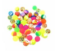 NHQZ 20 Pièces Balles Rebondissantes Couleurs Mélangées,Balles Rebondissantes Et Balles Rebondissantes Pour Enfants