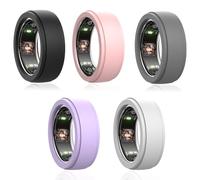 NHQZ 5 Pièce Smart Ring Protector, Coques de protection en silicone anti-rayures pour bague Our a/Ultrahu man Ring/Sumsan g Galaxy, S pour 6/7/8/9