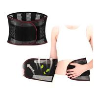 NHQZ Ceinture Lombaire Ceinture de Soutien Lombaire Maintenir Bien Les Lombaires 5 Ressorts Soutien Sangle Réglable Respirant et Confortable pour Homme et Femme - Taille XL