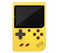 NHQZ Console de Jeu Portable,Console Retrogaming,Console Portable Gaming,avec 500 Classique Jeux,Console Retro Portable,Mini Console pour Enfants et Adultes,Grand Cadeau pour les Enfants (Jaune)