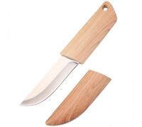 NHQZ Couteau Office à Éplucher 9 CM en Acier Inoxydable - Petit Couteau de Cuisine avec Poignée Plastique et Gaine en ABS pour Fruits