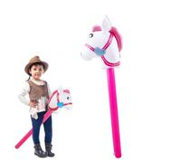 NHQZ Gonflables cheval baton, Gonflables hobby horse (Rose)