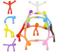 NHQZ Jouets Magnétiques Pour Enfants,10 Pièces Mini Homme Aimants pour Réfrigérateur,Jouets Créatifs Magnétiques pour Enfants Adultes