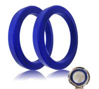 NHQZ Lot De 2 Joints Toriques Améliorés Pour Porte-Filtre De E61 Machine À Expresso - Silicone De Haute Qualité - Longue Durée De Vie - Étanchéité Optimale - Ø 73 X 57 X 8,5 Mm (Bleu, A)