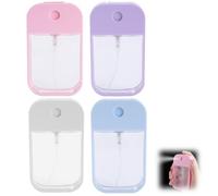 NHQZ Lot de 4 flacons pulvérisateurs de 45 ml, petits, mini vaporisateurs réutilisables à brouillard fin, pour parfums, liquides de soin du corps, cosmétiques