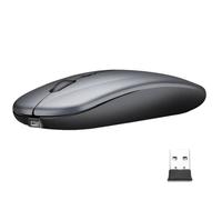 NHQZ Souris sans Fil Rechargeable Souris rétroéclairée de 7 Couleurs avec Mini récepteur USB de 2,4 GHz Souris Gaming Compatible avec Ordinateur Portable PC Ordinateur(d)