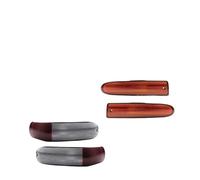 Nhsijpo Voiture Pare-chocs Arrière Feu Pour Mitsubishi Pour Eclipse 2000-2002 Aucune Ampoule/prise Incluse 4 Boîtiers Feux Position Latéraux Pare-chocs Avant Et Arrière(Amber Red Lens)