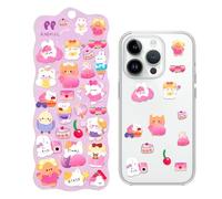 Nhujevkom Autocollants 3D - Décalque Animaux Doux et Amusants pour Bagages - Autocollants pour Scrapbooking | Pour Adultes Fête Cadeaux École Téléphone Bagages Bouteille D'eau Ordinateur