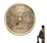 Nhujevkom Baromètre Extérieur | Indicateur Météorologique pour Extérieur | Baromètre Portable pour Pêche Surf Randonnée Camping Navigation Chasse Hommes Femmes,Pêche Chasse Camping Randonnée Surf Lac