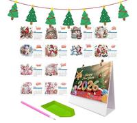 Nhujevkom Calendriers Gem Art 2026,Agenda 2026 Gem Art - Fournitures Fête Voyage | Maison Bureau Résidence Fêtes