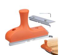 Nhujevkom Coupe-Bande de Chant | Outil De Dégorgement De Bande De Bord Affleurante - Outil Manuel De Précision Pour Angles Courbes Biseautés Placage Pvc Abs