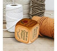 Nhujevkom Dés À Broder,Dés De Décision Pour Brodeurs Avec Tâches De Broderie,Fournitures Pratiques Pour Artisanat Pour Artistes Débutants Enthousiastes Brodeurs Voyage Ateliers | Atelier Maison Voyage