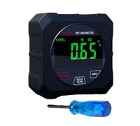 Nhujevkom Détecteur d'Angle Magnétique | Mesure D'onglet Pour Scie Radiale - Jauge D'angle Numérique Précise Avec Base Magnétique Pour Électricien Charpente Soudure Menuiserie | pour Toiture Charpente