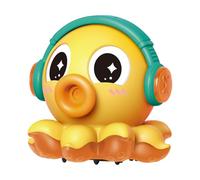 Nhujevkom Jouet Bébé Calmar | Jouets Calmar,Humidificateur Animal Mignon Musique Lumière Rampe pour Fille Garçon | pour Chambre Enfant Table de Chevet Jeu Sommeil