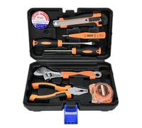 Nhujevkom Kit à outils pour la maison, ensemble de clés | Ensemble de clés à douille | 8x Mécanicic Toolbox Accessoires matériels de rénovation avec étui de stockage pour la réparation des ménages