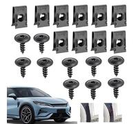 Nhujevkom Kit de Fixations U pour Auto avec Assortiment de Vis - Kit de fixations automobiles | Accessoires Réparation Fixation Antirouille pour Camping-Cars Camions Habillage Intérieur Pare-Chocs