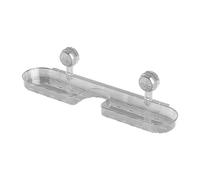 Nhujevkom Organisateurs muraux de salle de bain - Étagère murale de salle de bain au-dessus du robinet | Porte-savon pour évier de cuisine, porte-savon à ventouse pour brosse, produits de soins de la