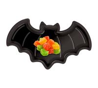 Nhujevkom Plat à bonbons d'Halloween - Assiettes à dessert, bonbons, collation - Assiette décorative festive pour fête, vacances, maison, table, club, cuisine, bureau