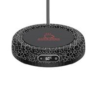 Nhujevkom Réchaud à Mug - 60W Appareil de Chauffage Électrique pour Bougie, Tasse et Aliments - Réchauffeur De Café - pour Salon Chambre Bureau Cuisine Bar Table Bureau Thé Lait Chocolat Chaud Cadeau