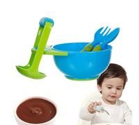 Nhujevkom Set De Bol Et Broyeur Pour Aliments Bébé - Avec Cuillère Et Fourchette À Manche Épaissi Anti-Brûlure Écrasement Portable | Bol Moulin à Purée de Légumes | Pour Légumes Fruits Poisson Poulet
