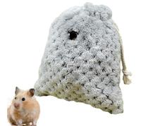 Nhujevkom Sugar Gliders Sac de couchage - Sac à main de voyage en coton pour hamster | Sac de transport avec cordon de serrage et aération pour Sugar Glider