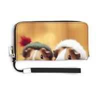 NHYDSPQ Portefeuille pour femme, imprimé cochons d'Inde, portefeuille en cuir synthétique avec fermeture éclair autour du poignet, long sac à main, style moderne, 20 x 10,5 cm, Style :, 20.0*10.5cm