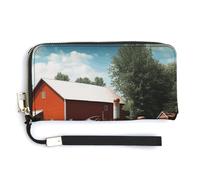NHYDSPQ Portefeuille pour femme - Imprimé tracteur agricole - En cuir synthétique - Fermeture éclair autour du poignet - Style moderne - 20 x 10,5 cm, Style :, 20.0*10.5cm, Moderne