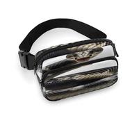 NHYDSPQ Sac banane imprimé serpent cobra, sac banane tendance pour homme et femme, sac banane avec sangle réglable, 20 x 13 cm, style, 20 x 13 cm, moderne, Style :, 20x13cm, Moderne