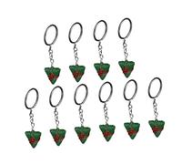 NHYHEHMR 10pcs Pendants chaînes clés du sac portable Charmes pendentifs de trousses pour la fête de décoration élégante favorise les accessoires de clés durables légers