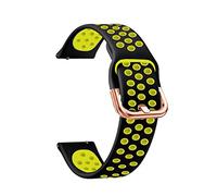 NHYHEHMR 20mm Silicone Strap Band for ZEPP E GTS2/2e Mini/GTR 42mm/GTS 3 Sport Smart Watch Bracelet (Color : Preto, Size : 20mm Universal)