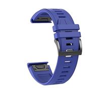 NHYHEHMR 26 22 20MM Watchband Strap for Fenix 7X ，Fenix 7，Fenix 7s Smart Watch Quick Release Silicone Easyfit Wrist Strap (Color : Dark Blue, Size : 20mm Fenix 7s)
