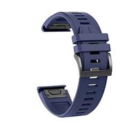 NHYHEHMR 26 22 20MM Watchband Strap for Fenix 7X ，Fenix 7，Fenix 7s Smart Watch Quick Release Silicone Easyfit Wrist Strap (Color : Dark Blue, Size : 20mm Fenix 7s)