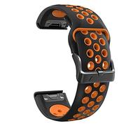 NHYHEHMR 26mm Silicone Wristband Strap For Fenix 6X 6 Pro 5X 5 Plus Descent Mk1 MK2i D2 22mm Watch Easy Fit Quick Release Bracelet