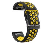 NHYHEHMR 26mm Silicone Wristband Strap For Fenix 6X 6 Pro 5X 5 Plus Descent Mk1 MK2i D2 22mm Watch Easy Fit Quick Release Bracelet